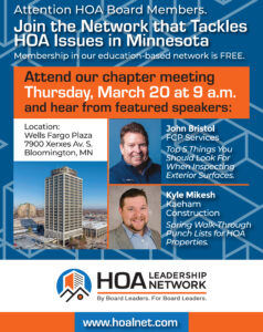 HOA Leadership Network Bloomington Meeting