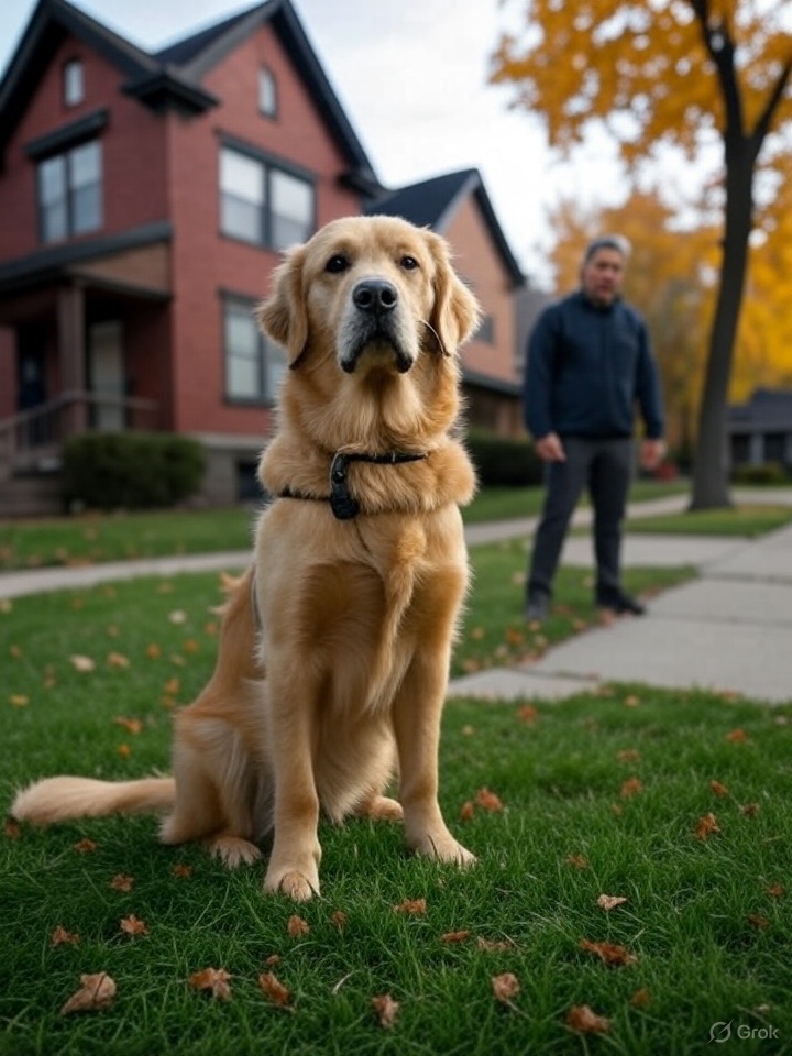Service dog in training
