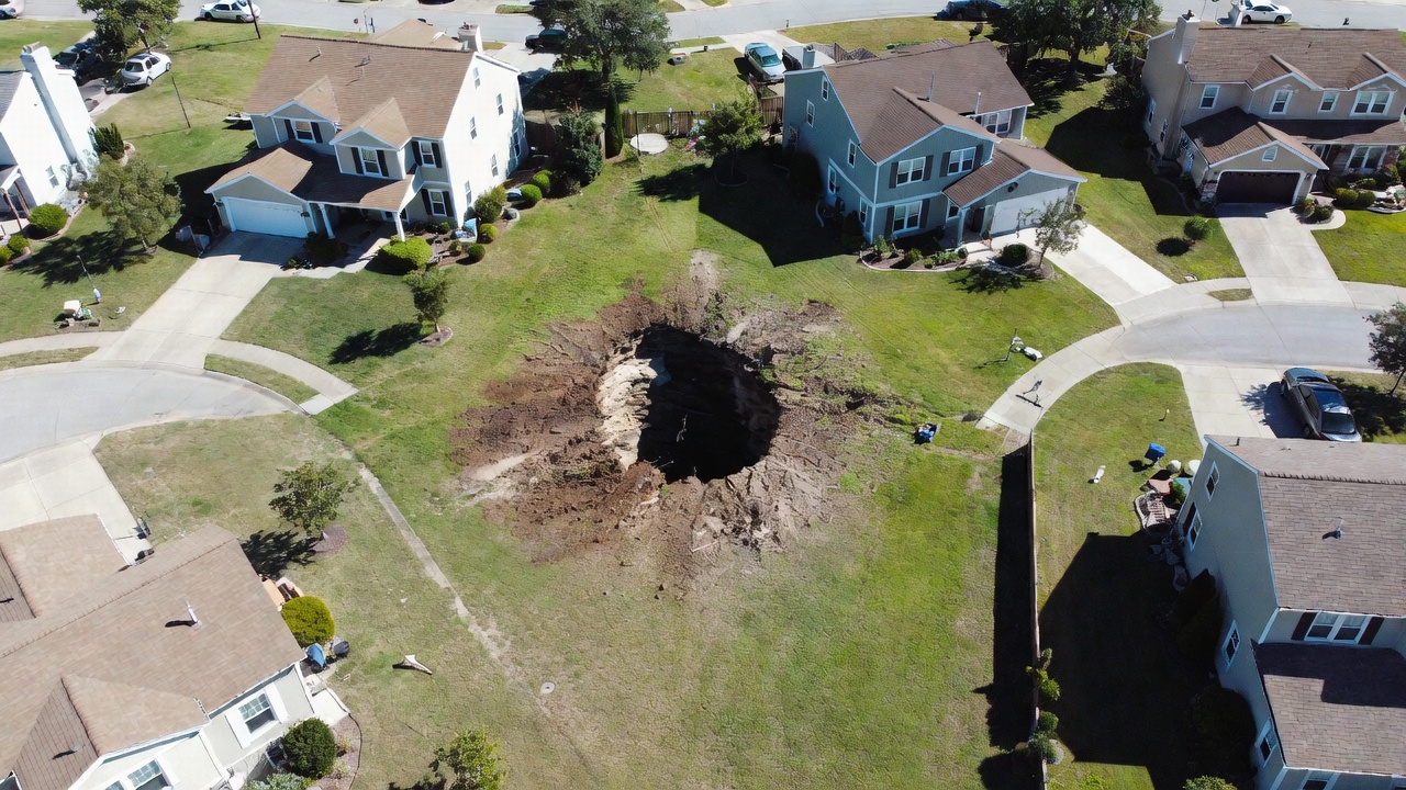 Sink hole in HOA