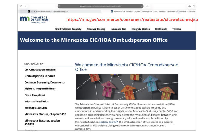 HOA Ombudsman Website