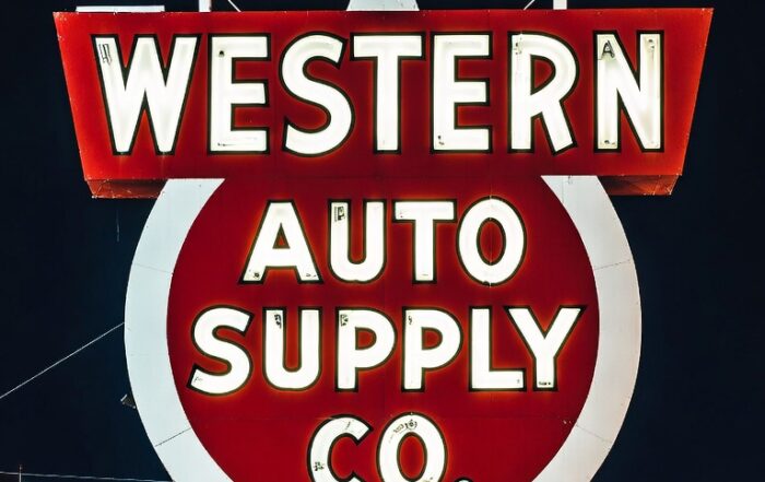 Western Auto Sign